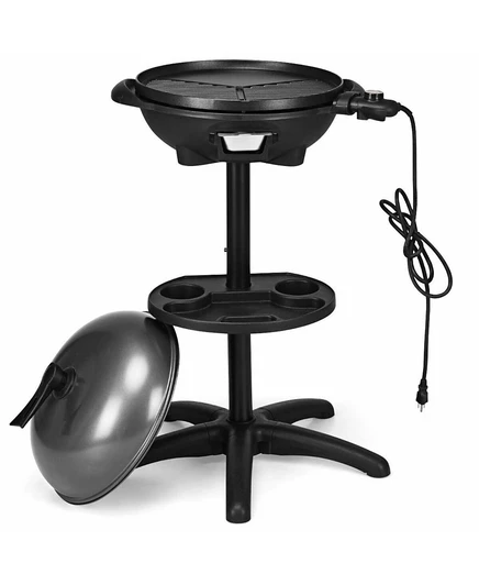 Электрогриль Costway BBQ 1350 Вт, черный