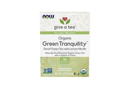 Чай NOW Foods Green Tranquility, 24 пак.