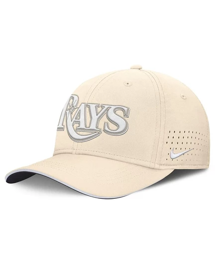 Мужская кепка Nike Tampa Bay Rays Rise Flex, кремовая