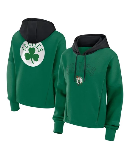 Женская толстовка Fanatics Post Up Boston Celtics, зеленая