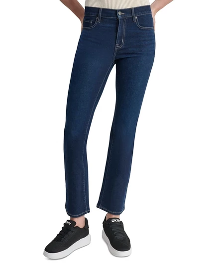 Женские джинсы DKNY Jeans Petite bootcut, синие