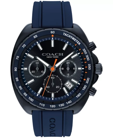  Мужские часы Charter Blue с силиконовым ремешком 44,5 мм blue