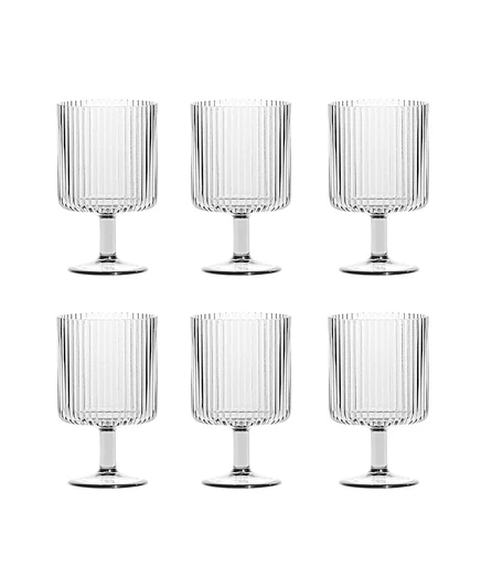 Набор бокалов Abode Homewares Mesa из акрила, 6 шт., прозрачные