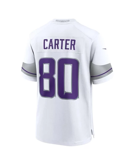 Мужская футболка Nike Cris Carter White Minnesota Vikings, в которой Крис Картер является альтернативным игроком на пенсии. white