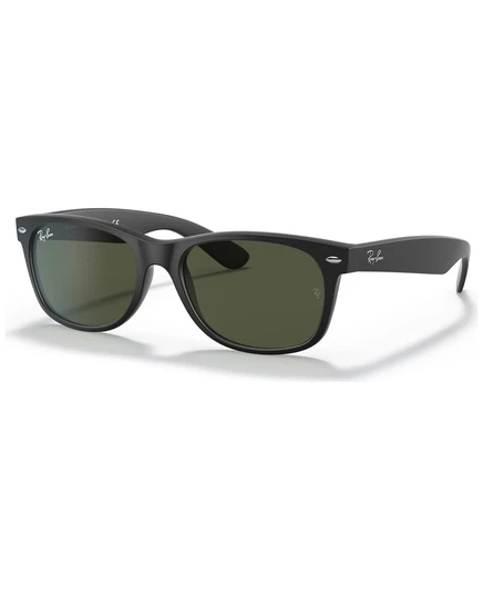 Унисекс солнцезащитные очки Ray-Ban RB2132F New Wayfarer низкий мост, черные