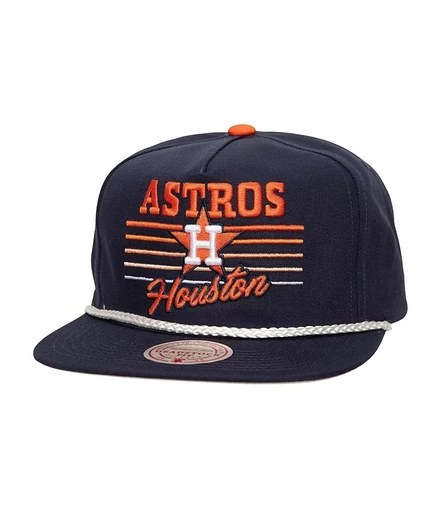 Мужская кепка Mitchell & Ness Houston Astros Radiant Lines, темно-синяя