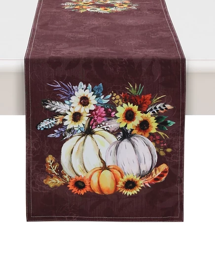 Дорожка Laural Home Fall Feathers 33×229 см, мульти