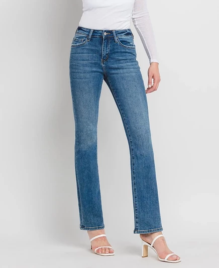 Женские джинсы Vervet High Rise Slim Bootcut, синие