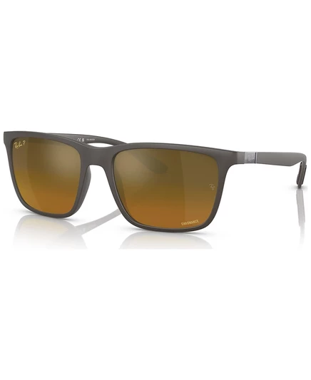 Мужские очки Ray-Ban RB4385 поляризованные, коричневые