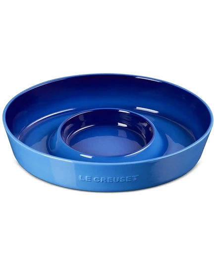 Блюдо Le Creuset Stoneware Oval 33 см для чипсов, синее