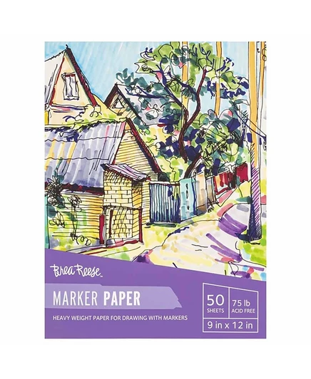 Блокнот для маркеров Brea Reese 9×12″