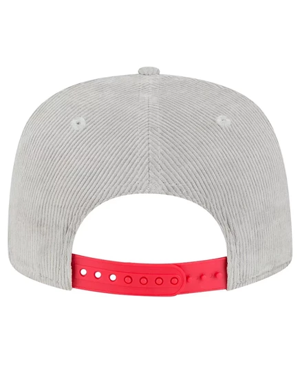 Мужская кепка New Era Golfer кордовая с логотипом, серая