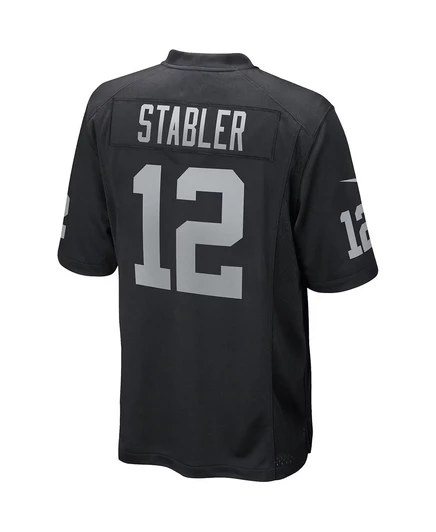 Мужская футболка отставного игрока Nike Ken Stabler Black Las Vegas Raiders Game black