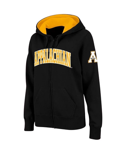 Женское худи Colosseum Appalachian State, черное