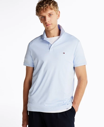 Мужская футболка-поло Tommy Hilfiger regular-fit, синяя