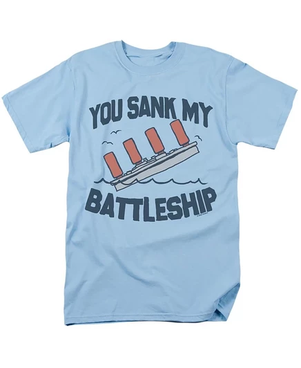 Мужская футболка Hasbro The Sunken Battleship, синяя