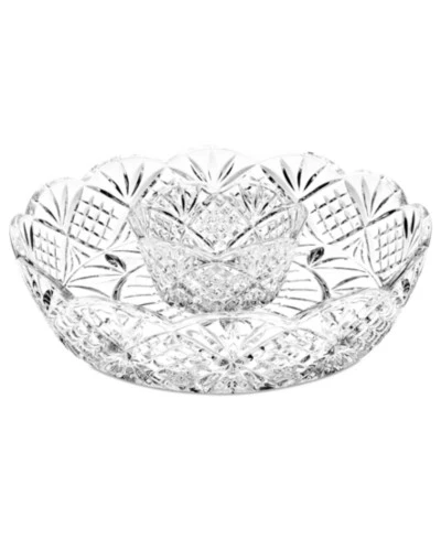 Godinger Dublin Crystal с крупным фестончатым покрытием без цвета