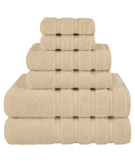 Полотенца American Soft Linen, 6 шт., песочно-бежевые
