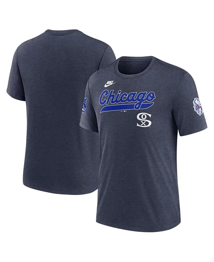 Мужская футболка Nike Cooperstown Chicago Sox, темно-синяя