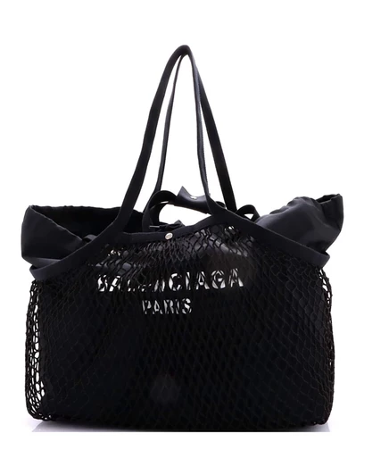 Женская сумка Pre-Owned Balenciaga 24/7 Drawstring, черная
