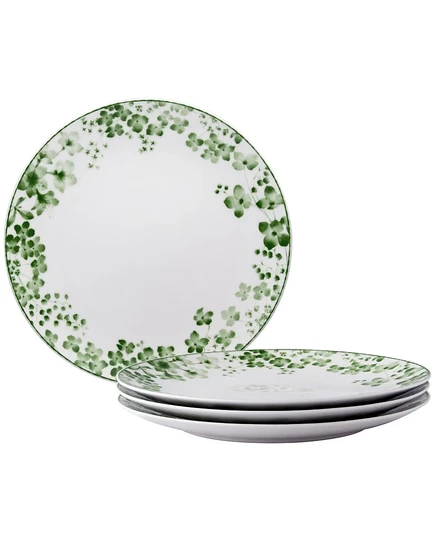 Noritake Bloomington Road 10,5-дюймовый набор из 4 обеденных тарелок, сервиз на 4 зеленых