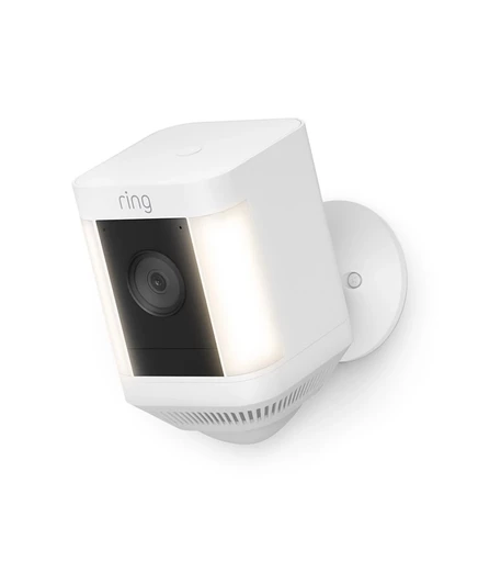 Уличная камера Ring Spotlight Cam Plus батарейная, белая