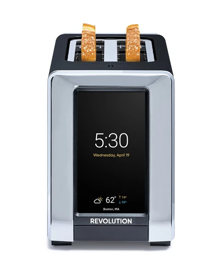 Тостер Revolution R180 Connect на 2 тоста с дисплеем, черный