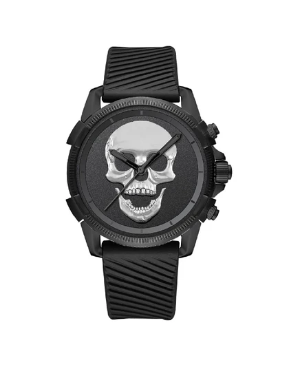 Мужские часы Ed Hardy с черным силиконовым ремешком 48 мм черного цвета