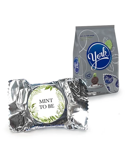 Конфеты Just Candy York Peppermint Patties 1 кг, свадебный набор