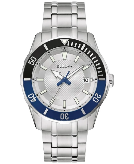 Мужские часы Bulova 42 мм стальной браслет