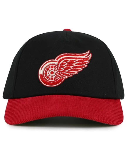 Мужская кепка American Needle Burnett Detroit Red Wings, черно-красная