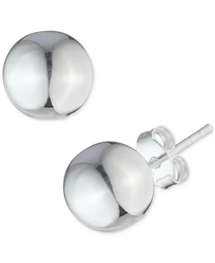 Серьги-пусеты Ralph Lauren Ball, серебро 925, серебристые