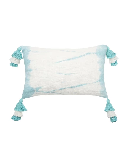Подушка C & F Home Buckroe Surf 36×56 см, бело-голубая