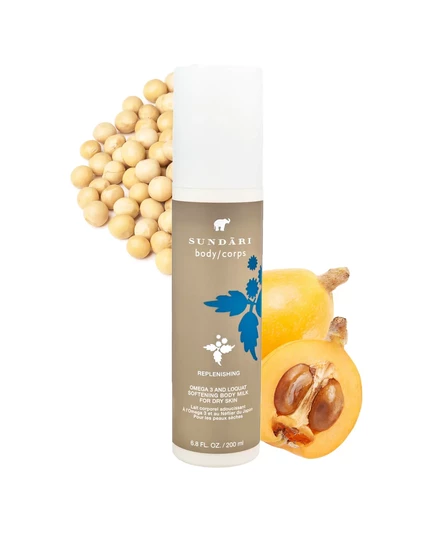 Молочко для тела Sundari Omega-3 с экстрактом мушмулы