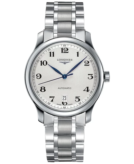 Мужские швейцарские часы Longines Automatic Master с браслетом из нержавеющей стали 39 мм L26284786 без цвета
