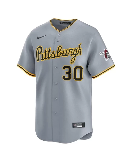Мужская игровая футболка Nike Paul Skenes Pittsburgh Pirates, серая