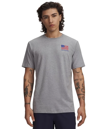 Мужская футболка с коротким рукавом Under Armour с флагом свободы США multi
