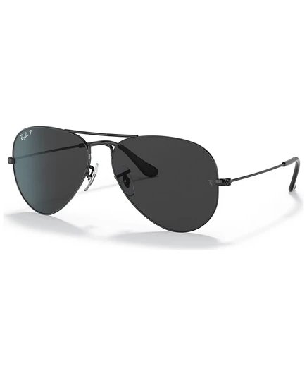  Поляризованные солнцезащитные очки-авиаторы унисекс Total Black, RB3025 black