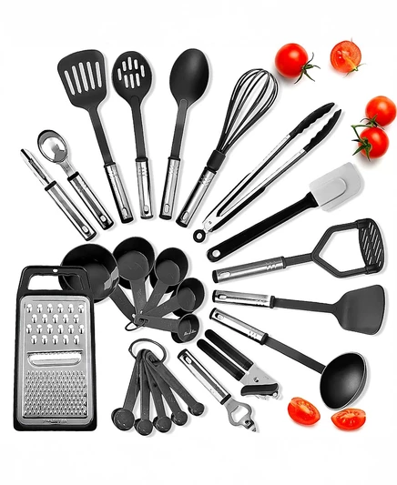 Набор кухонных принадлежностей Nestl Cooking, 24 пр., черный