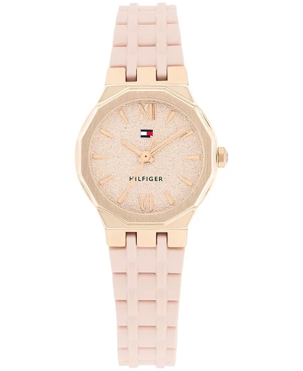 Женские кварцевые часы Tommy Hilfiger с силиконовым ремешком Blush, 25 мм, розовые