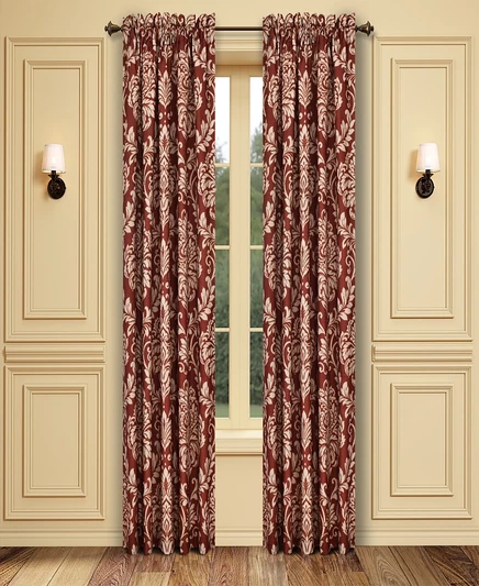 Шторная пара Royal Court Lazia 50″×84″, красная