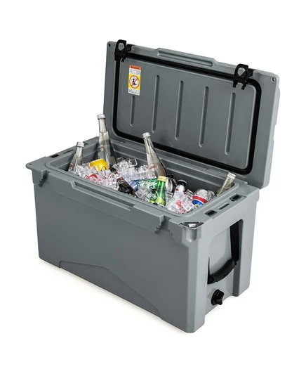 Изотермический контейнер Costway 50 QT, серый