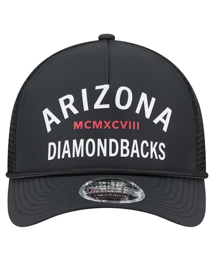 Мужская черная кепка Arizona Diamondbacks от New Era регулируемая по длине black