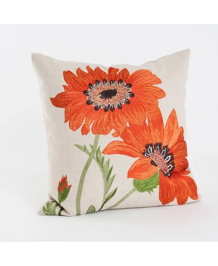 Декоративная подушка SARO LIFESTYLE Le Tournesol 46×46 см, оранжевая