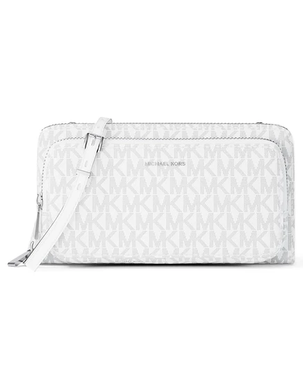 Женская сумка через плечо Michael Kors Jet Set Small Continental, белая