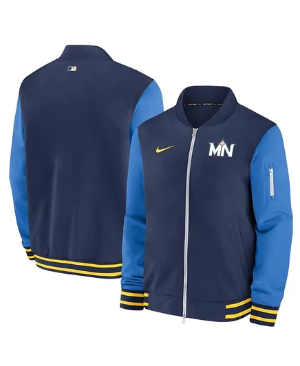 Мужская куртка-бомбер Nike Minnesota Twins, синяя