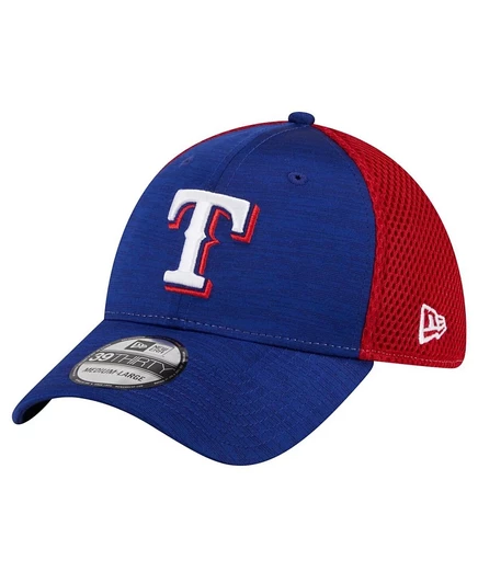 Мужская кепка New Era Royal Texas Rangers Neo 39 THIRTY Flex синего цвета