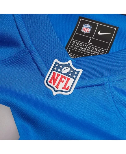 Мужская футболка Nike Jack Campbell Blue Detroit Lions для альтернативной игры blue