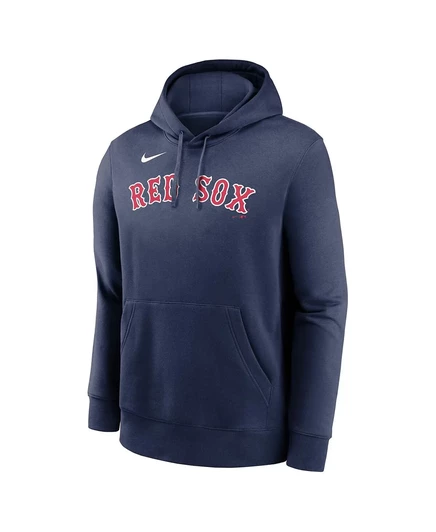 Мужской пуловер с капюшоном Nike David Ortiz Navy Boston Red Sox с именем и номером игрока navy