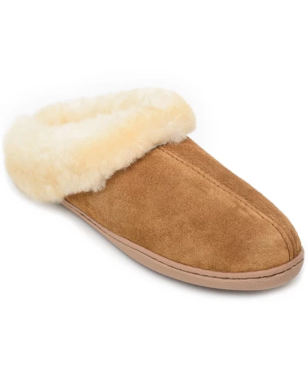 Женские мюли Minnetonka Sheepskin, овчина, бежевые